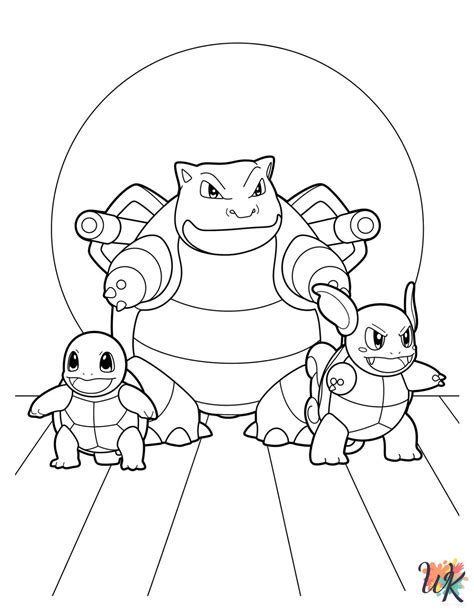 24 Squirtle Coloring Pages